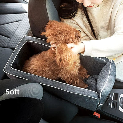 Dog Car Seat Bed Car Central Dog Car Seat Bed Portable Dog Carrier for Small Dogs Cats Safety Travel Bag Dog Accessories