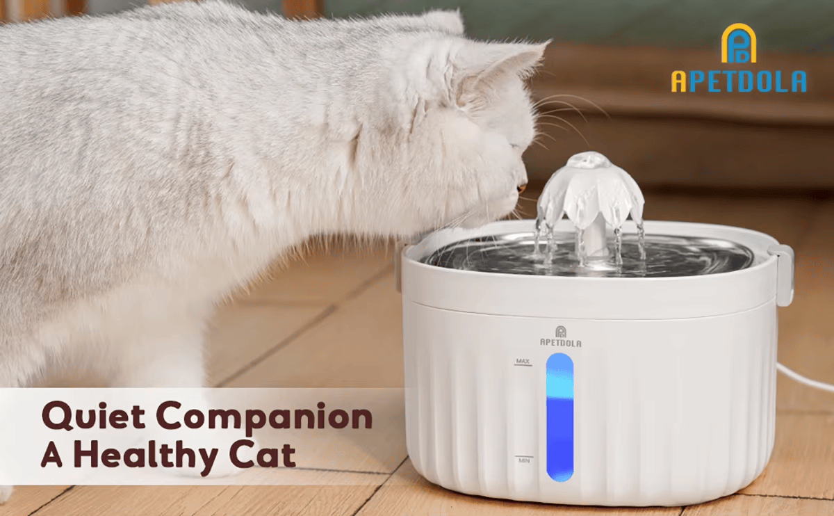 Automatic Cat Water Fountain – 6-Level Filtration & Stainless Steel Tray